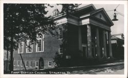 First Baptist Church Postcard