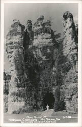 Natural Chimneys, Mt. Solon, Nature's Unique Creation Postcard
