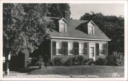 Original Site of Home of "Alice of Old Vincennes" Postcard