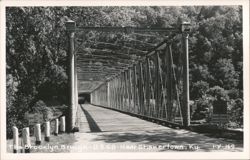 The Brooklyn Bridge - U.S. 68 - Near Shakerstown, Ky. Postcard