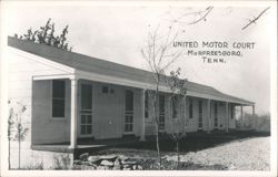 United Motor Court Postcard