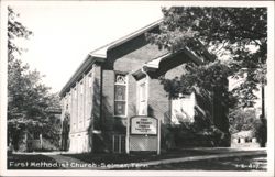 First Methodist Church, Selmer, TN Postcard