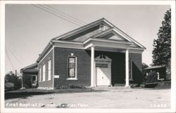 First Baptist Church, Selmer, Tennessee Postcard