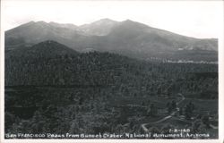 San Francisco Peaks from Sunset Crater National Monument Postcard