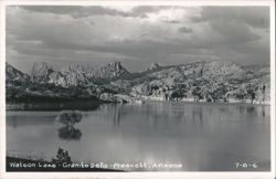 Watson Lake and Granite Dells with reflections Postcard
