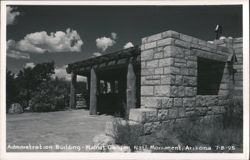 Administration Building - Walnut Canyon Natl. Monument Postcard