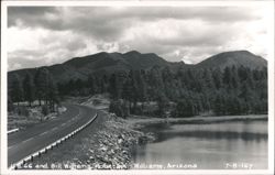 U.S. 66 and Bill Williams Mountain Postcard