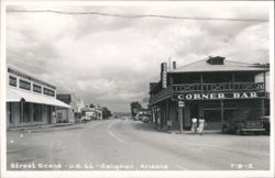 Street Scene - U.S. 66 - Seligman, Arizona Postcard