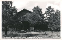 Museum of Northern Arizona, Stone Building with Balcony Postcard