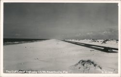 The Gulf Coast Highway U.S. 98, Near Destin, Florida Postcard