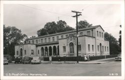 U.S. Post Office Building, Marianna, FL Postcard