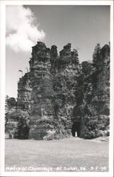 Natural Chimneys Rock Formations Postcard