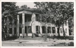 American Legion Home, Formerly Old Courthouse, Vincennes Postcard