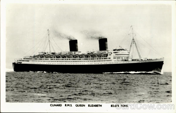 Cunard R. M. S. Queen Elizabeth Boats, Ships