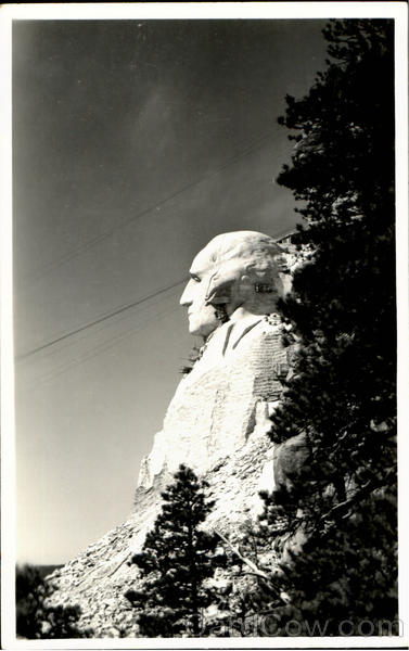 Construction of Mt. Rushmore Keystone South Dakota