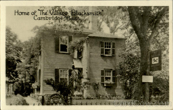 Home Of The Village Blacksmith Cambridge Massachusetts