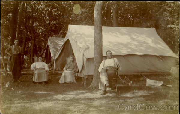 Camp Scene Hutchinson Minnesota