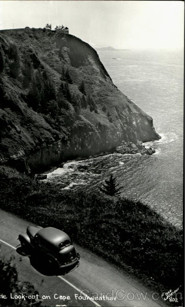 The Look-Out On Cape Foulweather Depoe Bay Oregon