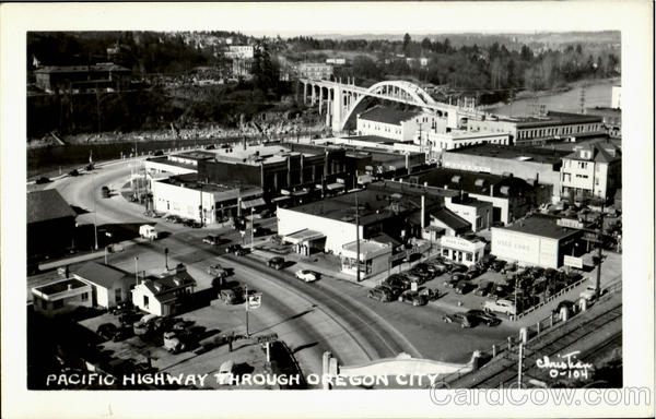 Pacific Highway Through Oregon City