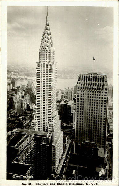 Chrysler And Chanin Buildings New York City