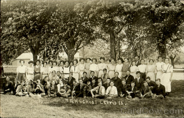 High School Class Lewis Iowa