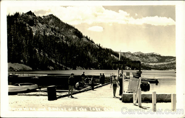 Swimming And Bathing At Echo Lake California