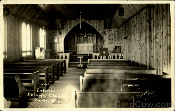 Interior Episcopal Church Burns Oregon