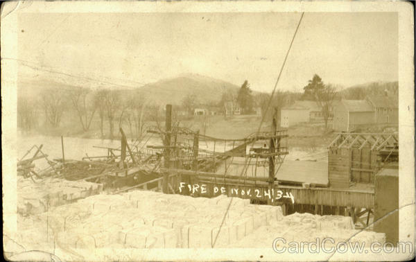 Fire Of Nov 24 1934 Victory Vermont
