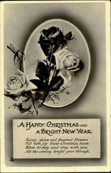 A Happy Christmas And A Bright New Year Postcard Postcard