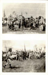 Indian War Dance Postcard
