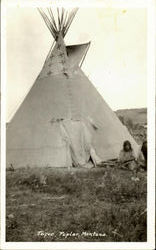 Tepee Postcard