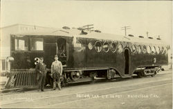 Motor Car S. P. Depot Postcard