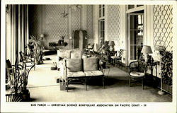 Christian science Benevolent Association Sun Porch Postcard