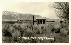 A Three Hole Course Thro The Sage Brush Postcard