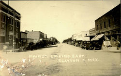 Main Street Looking East Postcard