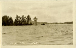 Spindle Point Weirs Beach, NH Postcard Postcard