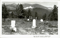 Caribou Cemetery Near Nederland Postcard