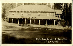 Hodgdon Bros. & Bright Tioga Road Postcard
