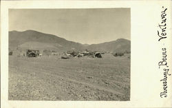Threshing Beans Postcard
