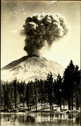 Mt. Lassen Erruption Postcard