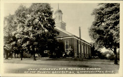 John Heckewelder Memorial Church Gnadenhutten, OH Postcard Postcard