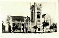 Country Club Christian Church Postcard