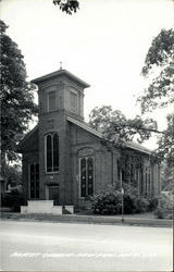 Baptist Church Paw Paw, MI Postcard Postcard