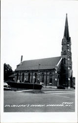 St. Joseph's Church Harvard, IL Postcard Postcard