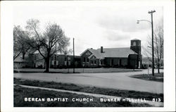 Berean Baptist Church Bunker Hill, IL Postcard Postcard