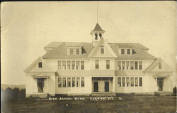 High School Bldg Cornish, ME Postcard Postcard