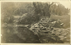 A Boat by the Lake Postcard