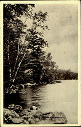 Bass Island Lake Pennesseewassee Postcard