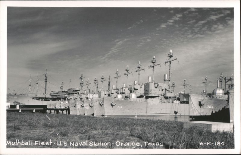 Mothball Fleet - U.S. Naval Station - Orange, Texas
