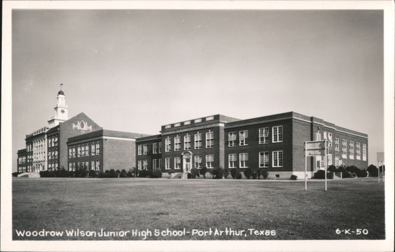 Woodrow Wilson Junior High School Port Arthur Texas